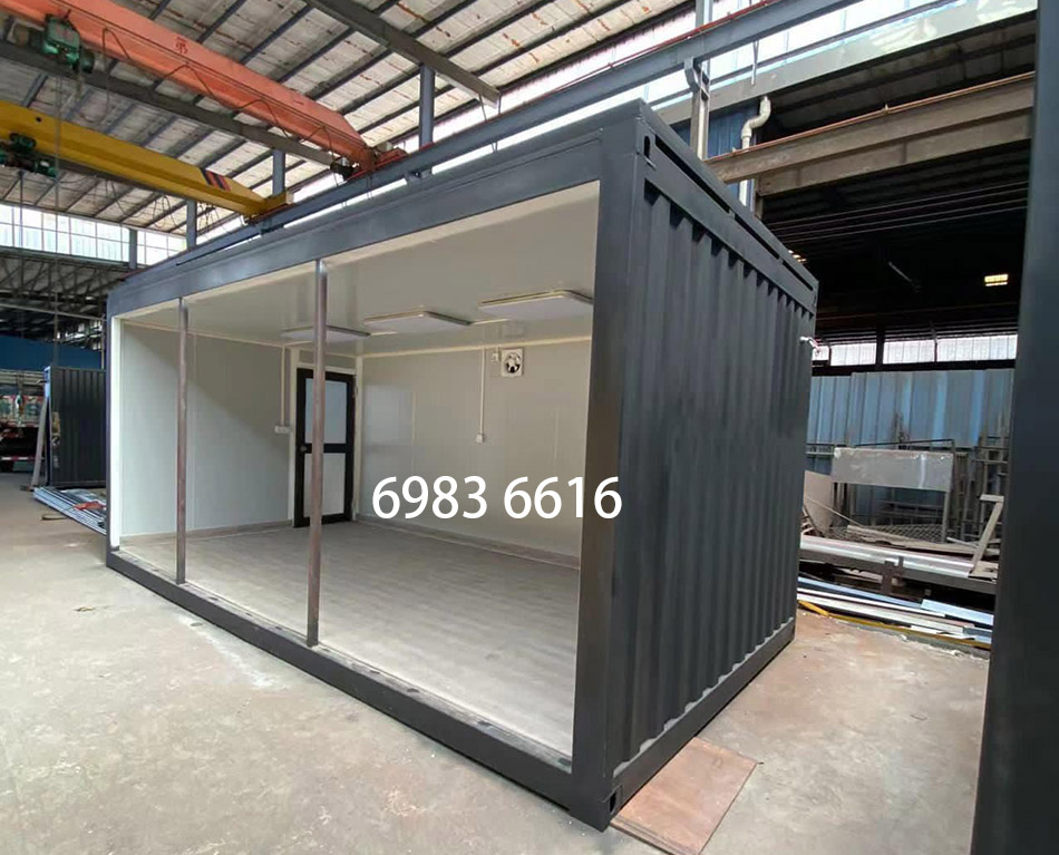 訂做-訂製-訂造20尺臨時寫字樓貨櫃屋工程(厚料2)