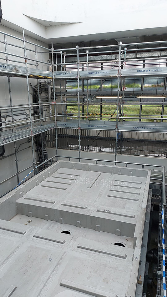 Lift槽及天井Form5鋁架安裝及拆卸一條龍案例-蓮塘口岸2