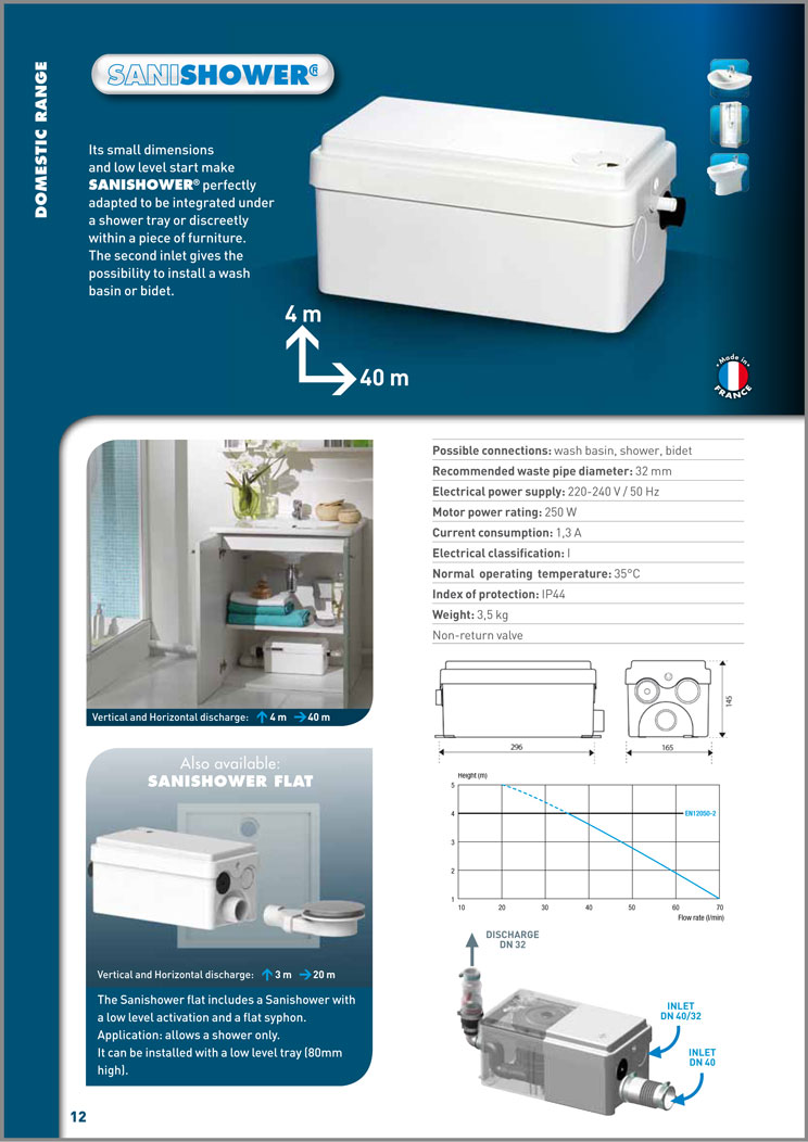sfa-toilet-pumps--macerator-pumps--廁所泵--浸漬泵--家用加壓水泵D5