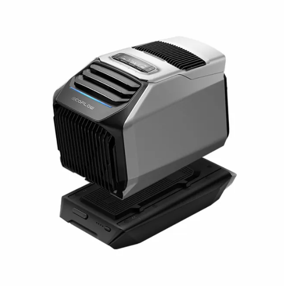 EcoFlow冷暖兩用移動冷氣+智能電池底座一機一電套裝-Wave2-Portable-Air-Conditioner+Add-on-Battery-便攜式戶外小型冷氣暖風機連額外電池
