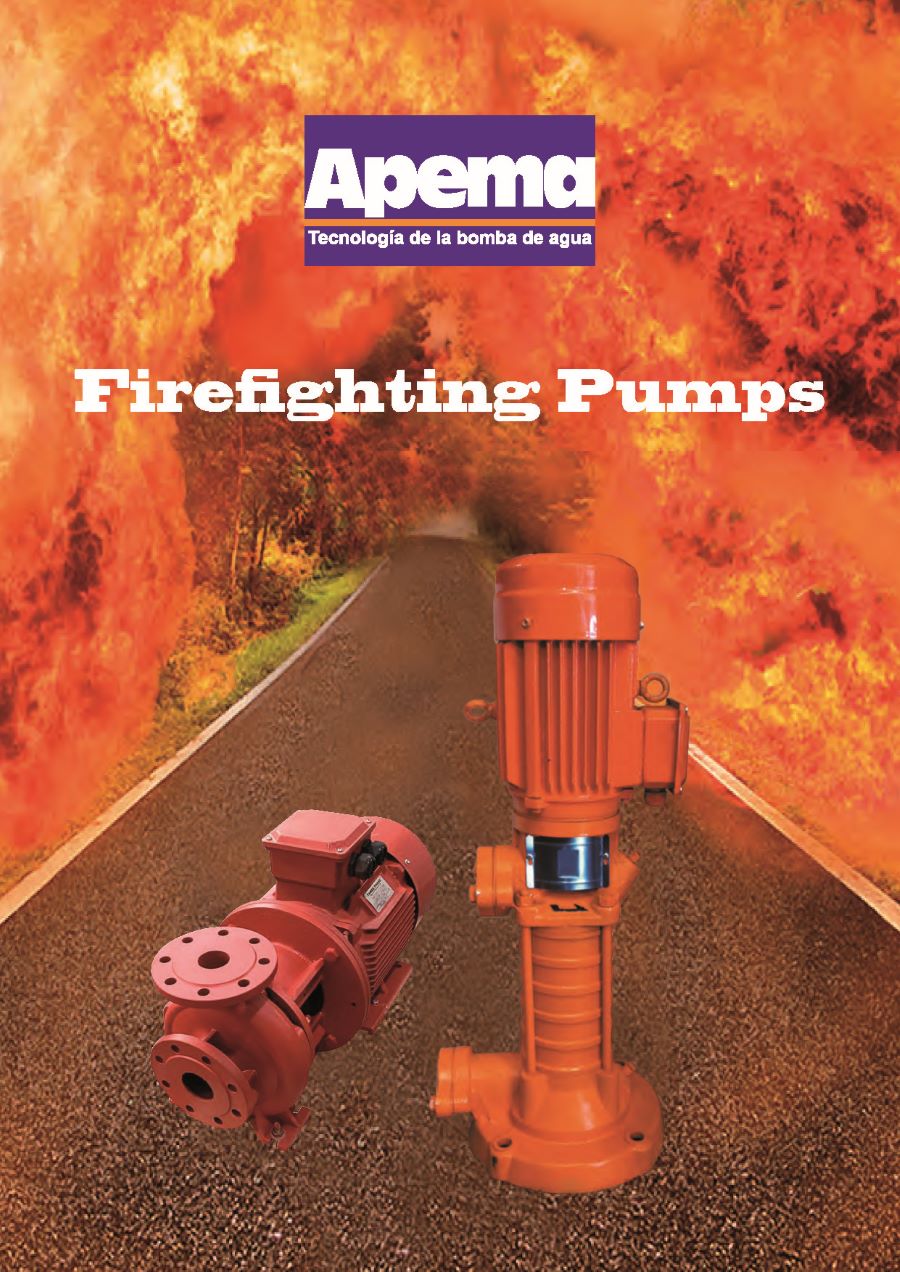 APEMA直立及卧式多級式消防泵 Vertical or Horizontal Multistage Firefighting Pumps 固定消防水泵 中途消防泵 香港消防水泵 Fire Pump