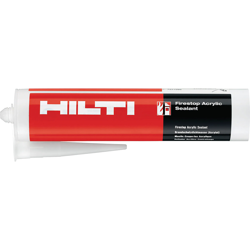 喜利得Hilti-CP606防火丙烯酸密封膠-地盤指定防火膨脹膠密封膠填縫膠-Hilti-firestop-acrylic-sealant