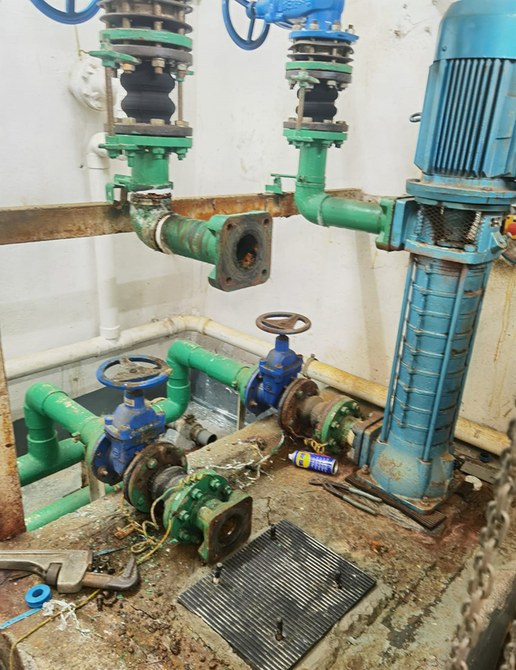 水泵工程- 大廈 供水系統 及 排水系統 及 水泵設備 水泵 更新 工程