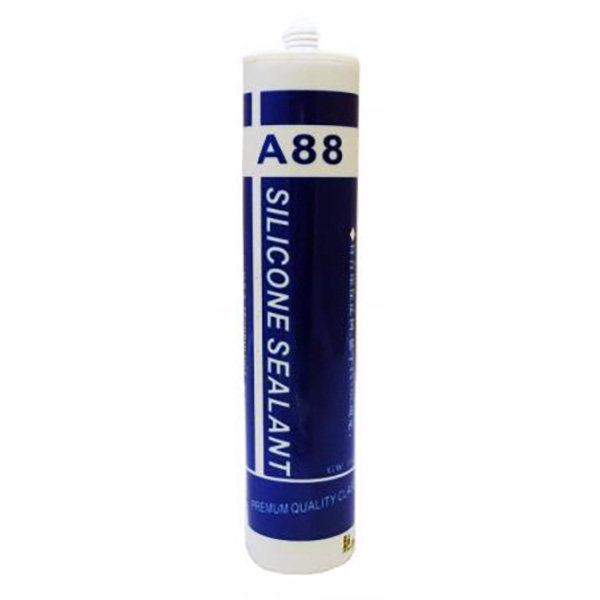 A88酸性玻璃膠-快乾玻璃膠-防霉浴室玻璃膠-Silicone-Sealant-填縫劑-密封膠