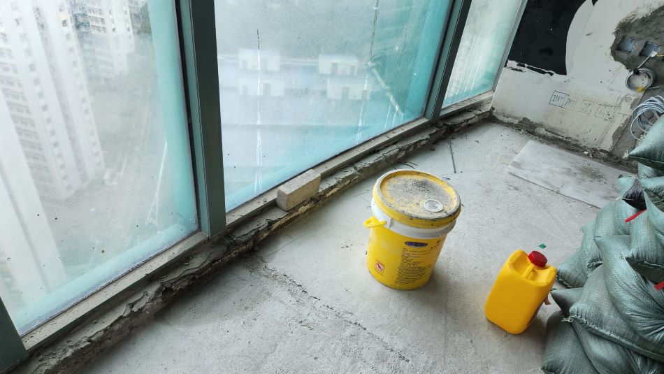 窗邊防漏工程-Waterproofing-works-窗台防水維修小型工程-窗邊防水工程實例